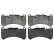 Brake Pad Set, disc brake ADU174248 Blue Print