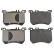 Brake Pad Set, disc brake ADU174250 Blue Print
