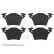 Brake Pad Set, disc brake ADU174251 Blue Print, Thumbnail 2