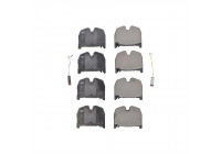 Brake Pad Set, disc brake ADU174257 Blue Print