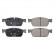 Brake Pad Set, disc brake ADU174266 Blue Print