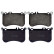 Brake Pad Set, disc brake ADU174267 Blue Print