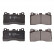 Brake Pad Set, disc brake ADU174276 Blue Print