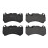 Brake Pad Set, disc brake ADU174277 Blue Print