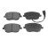 Brake Pad Set, disc brake ADV184203 Blue Print