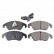 Brake Pad Set, disc brake ADV184210 Blue Print