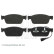 Brake Pad Set, disc brake ADV1842100 Blue Print, Thumbnail 2