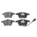 Brake Pad Set, disc brake ADV184216 Blue Print