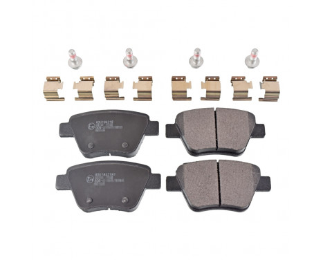 Brake Pad Set, disc brake ADV184218 Blue Print