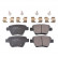 Brake Pad Set, disc brake ADV184218 Blue Print