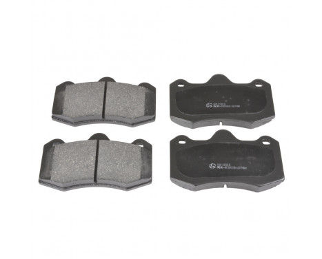 Brake Pad Set, disc brake ADV184220 Blue Print