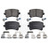 Brake Pad Set, disc brake ADV184231 Blue Print, Thumbnail 2