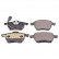 Brake Pad Set, disc brake ADV184232 Blue Print