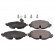 Brake Pad Set, disc brake ADV184233 Blue Print