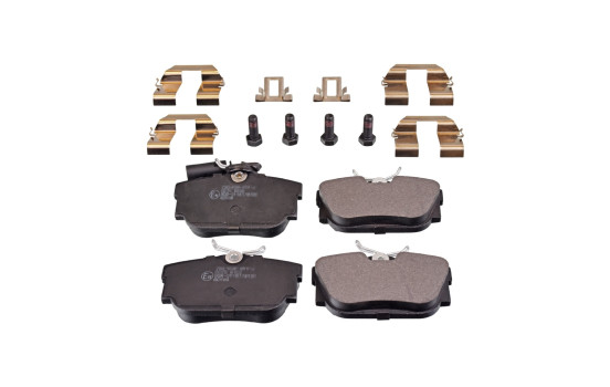 Brake Pad Set, disc brake ADV184238 Blue Print