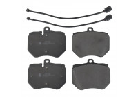 Brake Pad Set, disc brake ADV184242 Blue Print