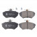 Brake Pad Set, disc brake ADV184269 Blue Print