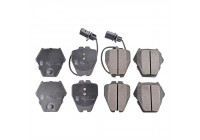 Brake Pad Set, disc brake ADV184273 Blue Print