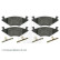 Brake Pad Set, disc brake ADV184275 Blue Print, Thumbnail 2