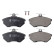 Brake Pad Set, disc brake ADV184276 Blue Print
