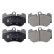 Brake Pad Set, disc brake ADV184280 Blue Print