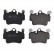 Brake Pad Set, disc brake ADV184284 Blue Print