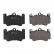 Brake Pad Set, disc brake ADV184286 Blue Print