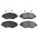 Brake Pad Set, disc brake ADV184290 Blue Print