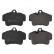 Brake Pad Set, disc brake ADV184297 Blue Print