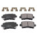 Brake Pad Set, disc brake ADW194206 Blue Print