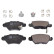 Brake Pad Set, disc brake ADW194212 Blue Print