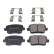 Brake Pad Set, disc brake ADW194215 Blue Print