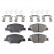 Brake Pad Set, disc brake ADW194219 Blue Print