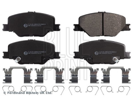 Brake Pad Set, disc brake ADW194219 Blue Print, Image 3