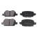 Brake Pad Set, disc brake ADZ94232 Blue Print