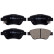 Brake Pad Set, disc brake ADZ94233 Blue Print
