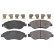 Brake Pad Set, disc brake ADZ94235 Blue Print