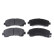 Brake Pad Set, disc brake ADZ94237 Blue Print