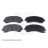 Brake Pad Set, disc brake ADZ94237 Blue Print, Thumbnail 2
