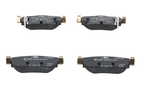 Brake Pad Set, disc brake ATE Ceramic 13.0470-2600.2, Image 2