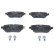 Brake Pad Set, disc brake ATE Ceramic 13.0470-2614.2, Thumbnail 2