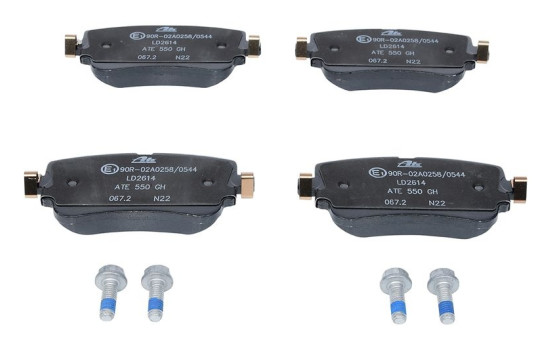 Brake Pad Set, disc brake ATE Ceramic 13.0470-2614.2, Image 2