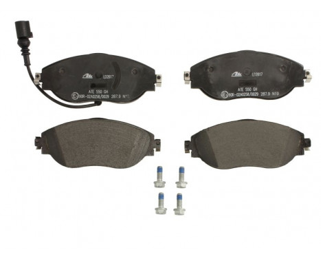 Brake Pad Set, disc brake ATE Ceramic 13.0470-2617.2