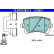 Brake Pad Set, disc brake ATE Ceramic 13.0470-2621.2, Thumbnail 2