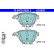 Brake Pad Set, disc brake ATE Ceramic 13.0470-2626.2