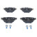 Brake Pad Set, disc brake ATE Ceramic 13.0470-2626.2, Thumbnail 2