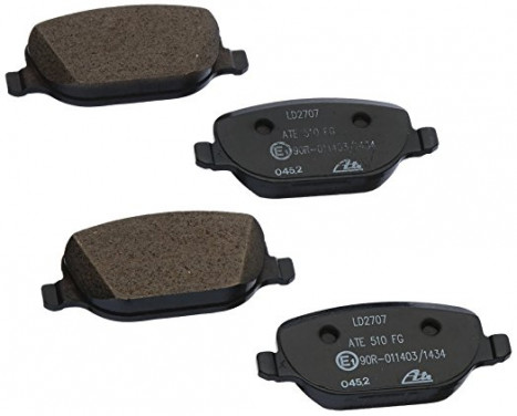 Brake Pad Set, disc brake ATE Ceramic 13.0470-2707.2