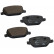 Brake Pad Set, disc brake ATE Ceramic 13.0470-2707.2