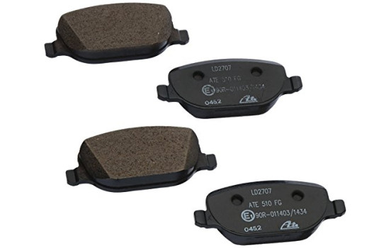 Brake Pad Set, disc brake ATE Ceramic 13.0470-2707.2