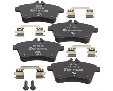 Brake Pad Set, disc brake ATE Ceramic 13.0470-2708.2